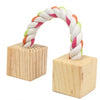 Natural Wooden Pine Dumbells