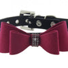Bowknot Adjustable Velvet Leather