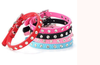 Leather Crystal Rhinestone Pet Collar