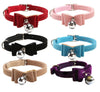 Safety Bell Elastic Bowtie Pet Collar