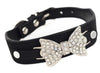 Leather Scarf Bow Pet Collar